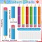 12PCS Colorful Pencil Bulletin Board Decorations – Back to School Classroom Cutouts for Windows, Doors, Chalkboard & Wall Decor | First Day of School Party & Classroom Supplies